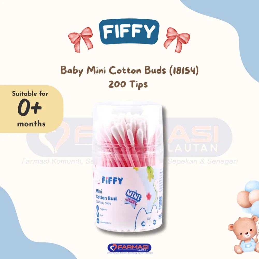 FIFFY BABY COTTON BUDS MINI 18154 200 TIPS