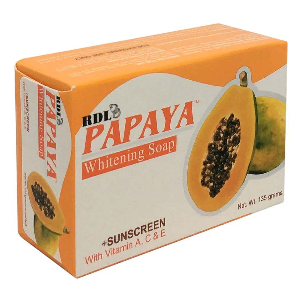 RDL PAPAYA WHITENING SOAP 135 G