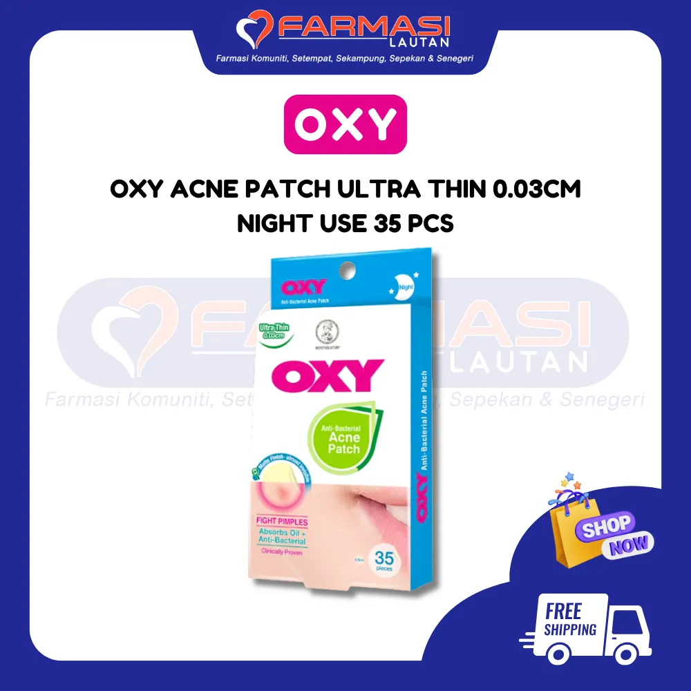 OXY ACNE PATCH ULTRA THIN NIGHT USE 35 PCS