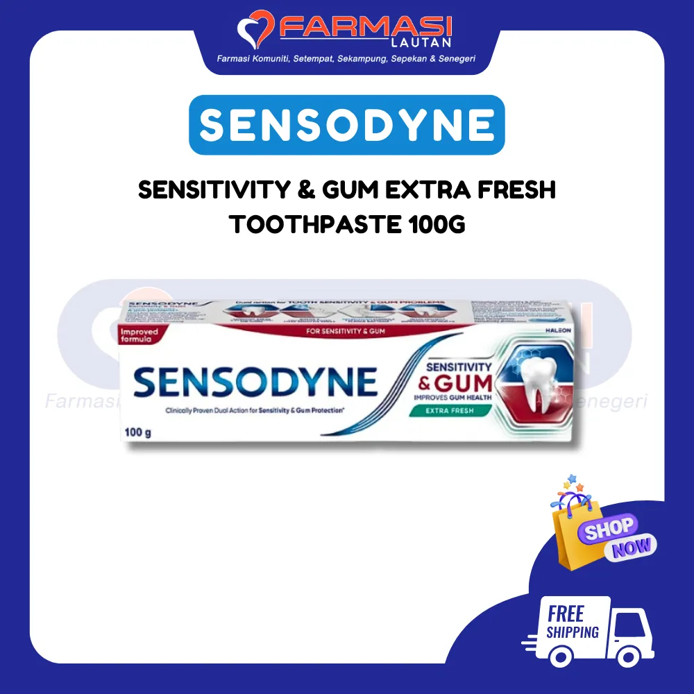 SENSODYNE SENSITIVITY & GUM EXTRA FRESH TOOTHPASTE 100 G