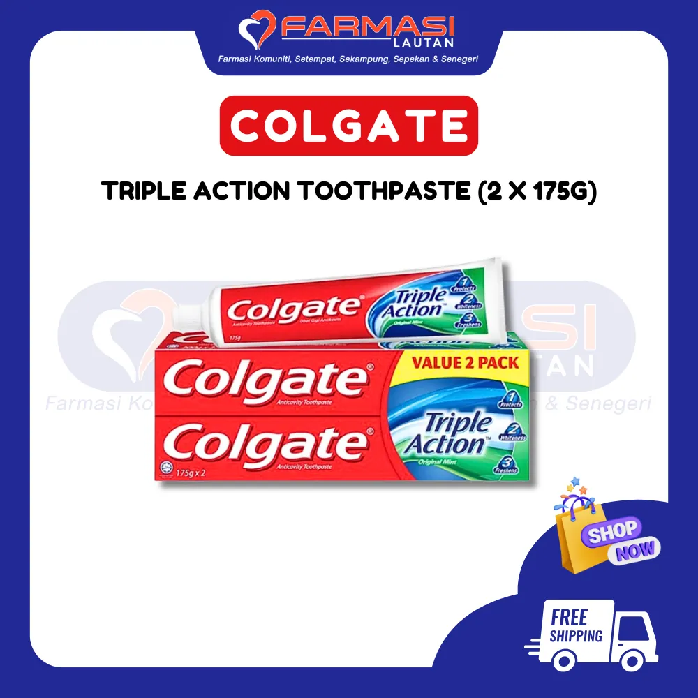 COLGATE TRIPLE ACTION 175 G TP
