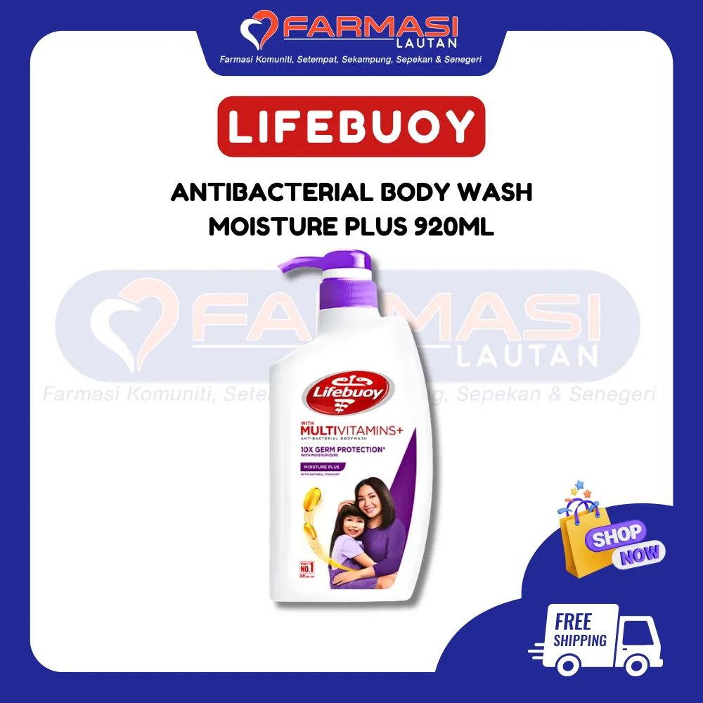 LIFEBUOY BODY WASH MOISTURE PLUS 920 ML