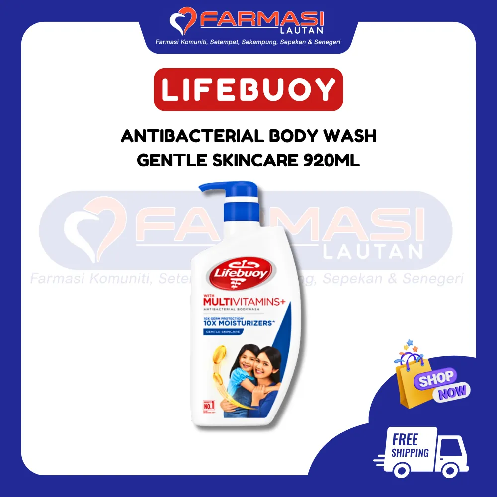 LIFEBUOY  BODY WASH GENTLE SKINCARE/ MILD CARE 920 ML