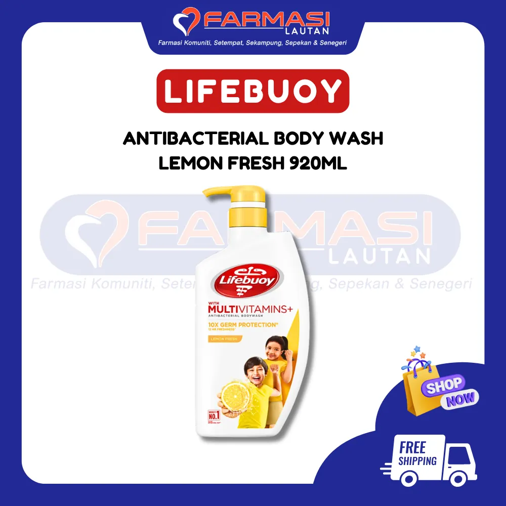 LIFEBUOY ANTIBACTERIAL BODYWASH LEMON FRESH 920 ML