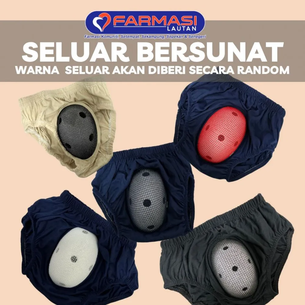 SELUAR SUNAT / BERKHATAN SIZE XL