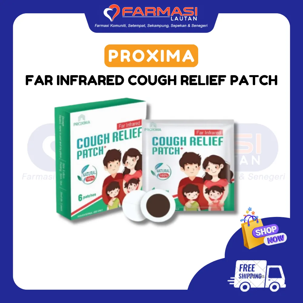 PROXIMA FAR INFRARED COUGH RELIEF 6 PATCH