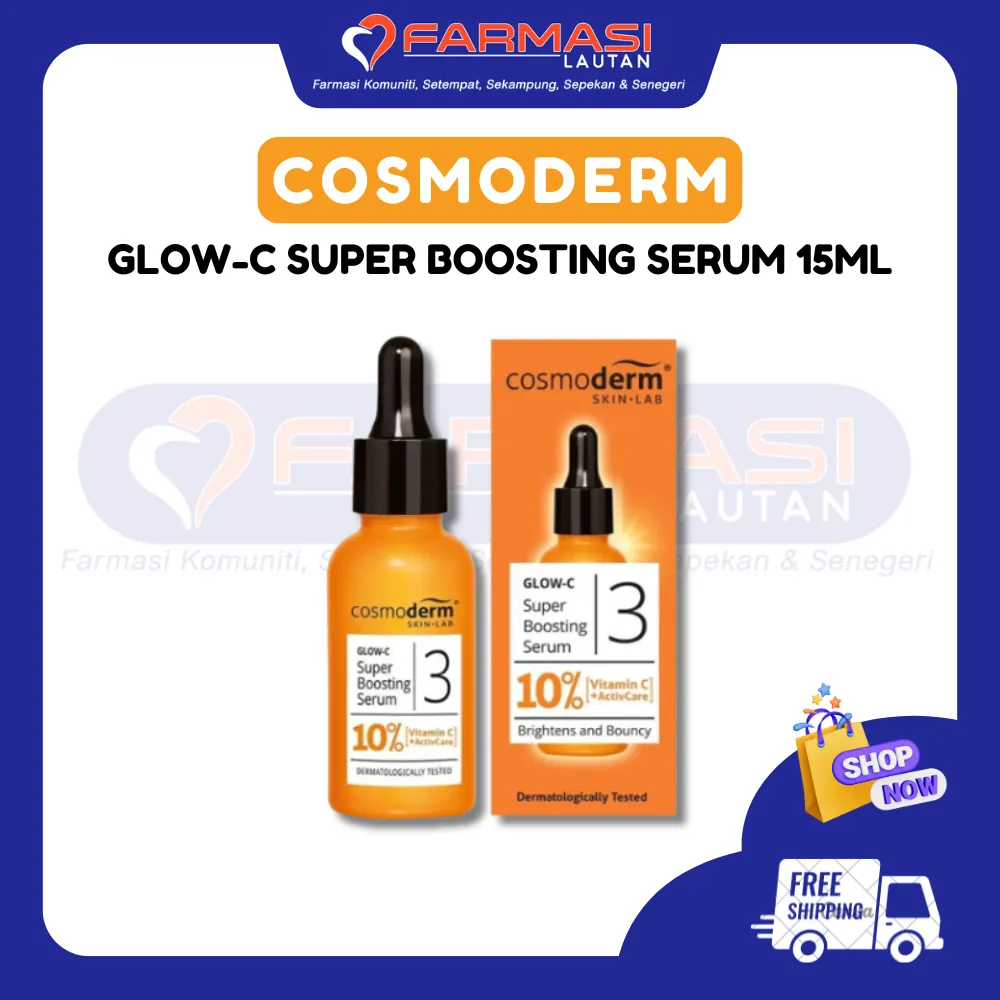 COSMODERM GLOW-C SUPER BOOSTING SERUM 15 ML