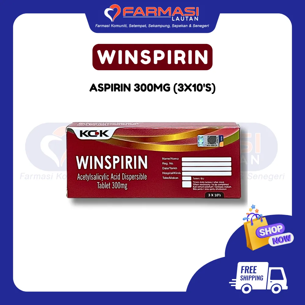 KCK WINSPIRIN 300 MG 30 TABS