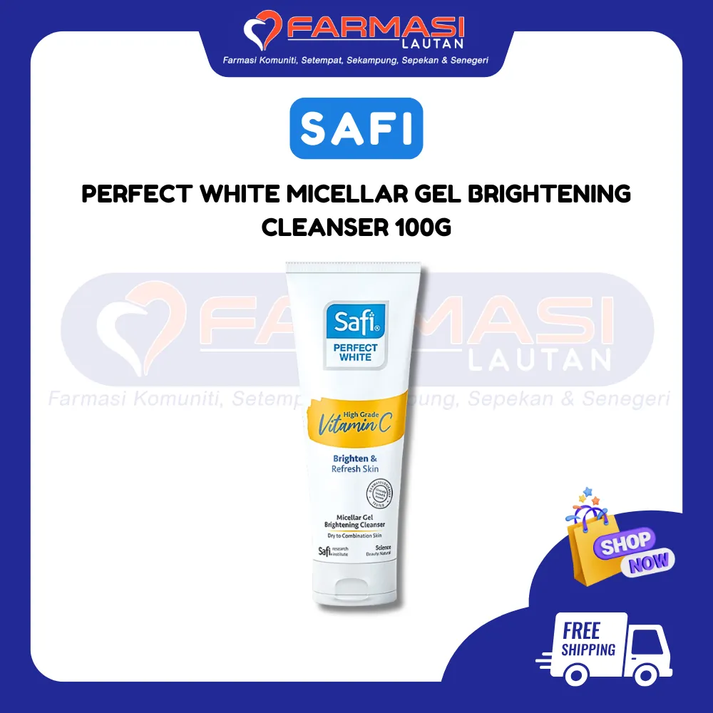 SAFI PERFECT WHITE MICELLAR GEL BRIGHTENING CLEANSER 100 G