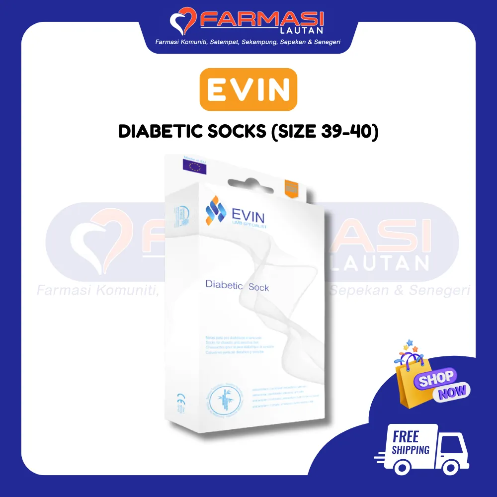 EVIN DIABETIC SOCK SAIZ 39-40