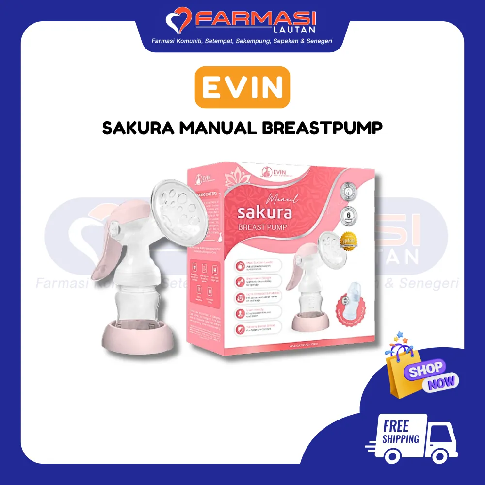 EVIN SAKURA MANUAL BREAST PUMP