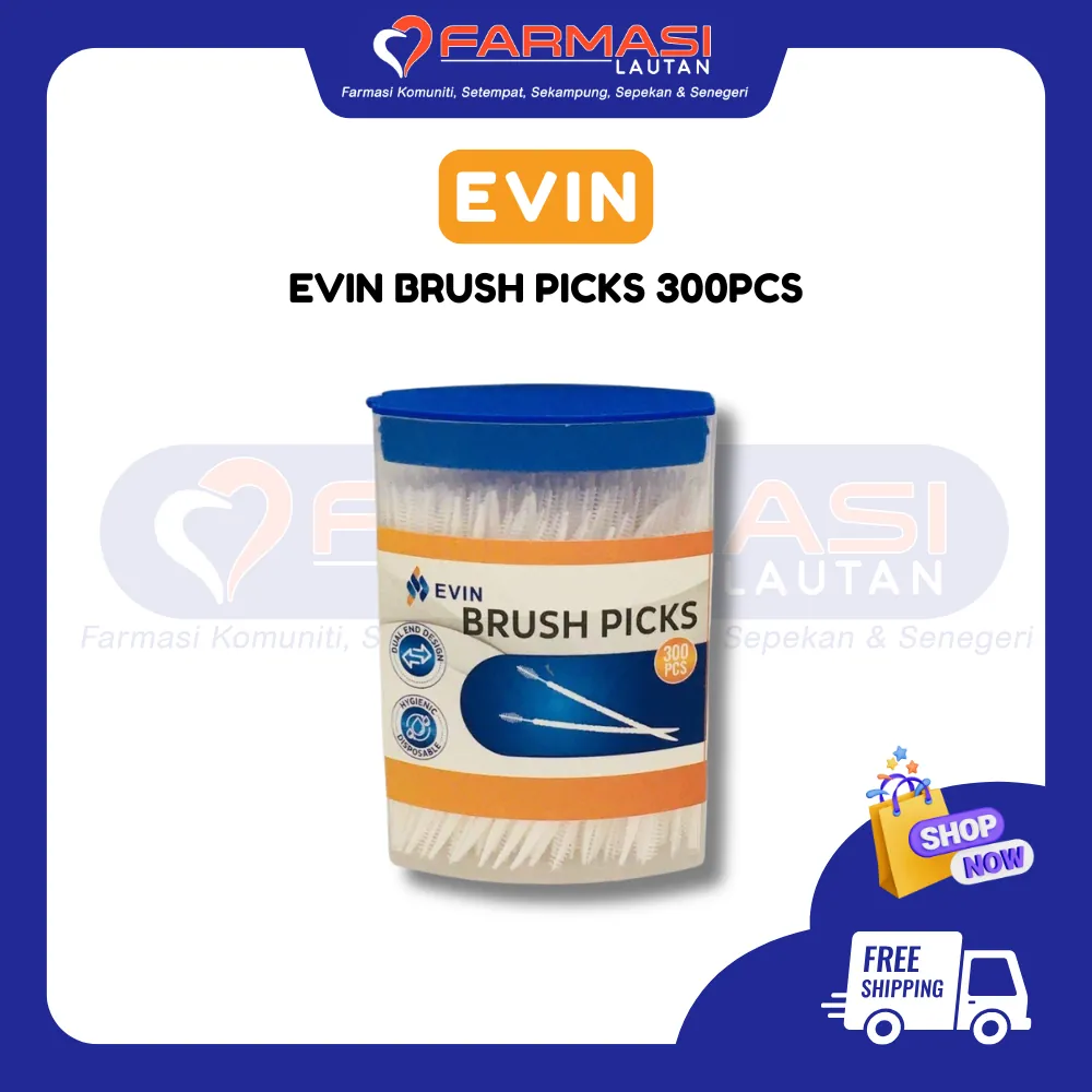 EVIN BRUSH PICKS 300 PCS