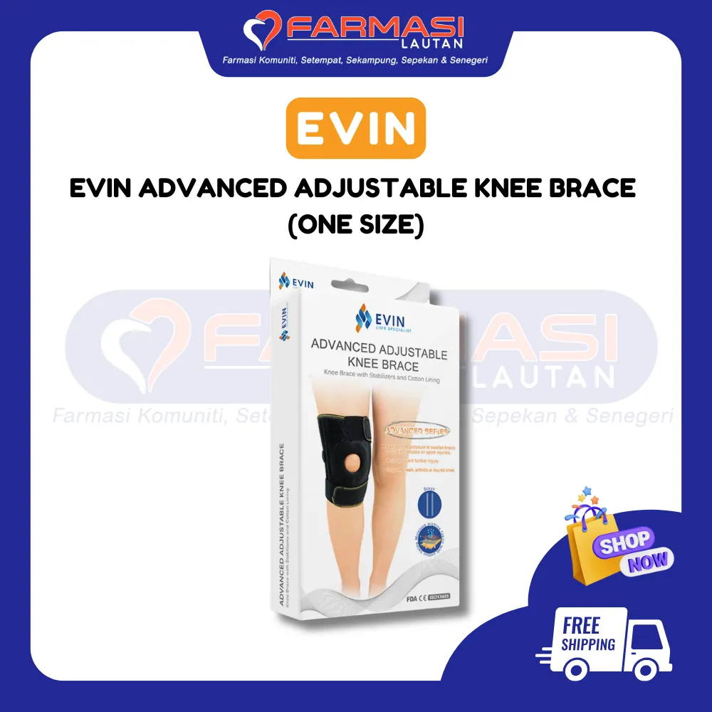 EVIN ADVANCED ADJUSTABLE KNEE BRACE ONE SIZE