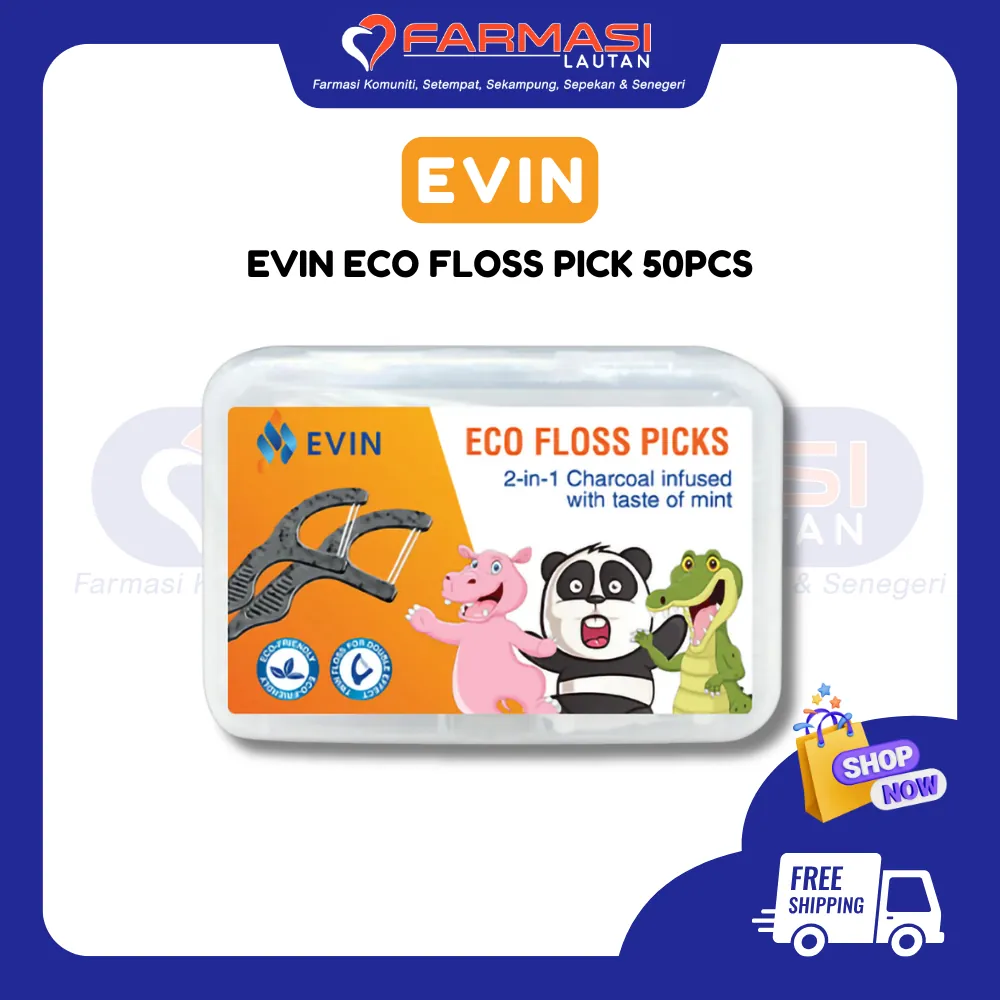EVIN ECO FLOSS PICK 50 PCS