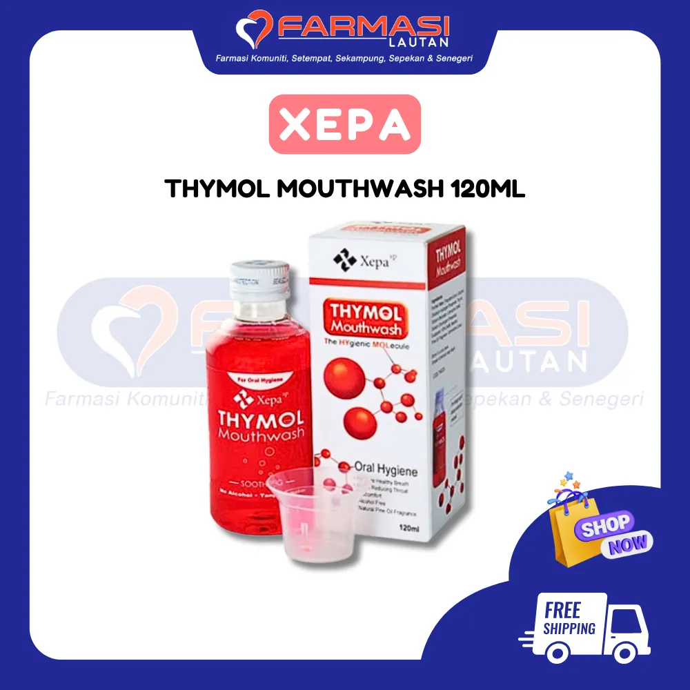 XEPA THYMOL MOUTHWASH 120 ML