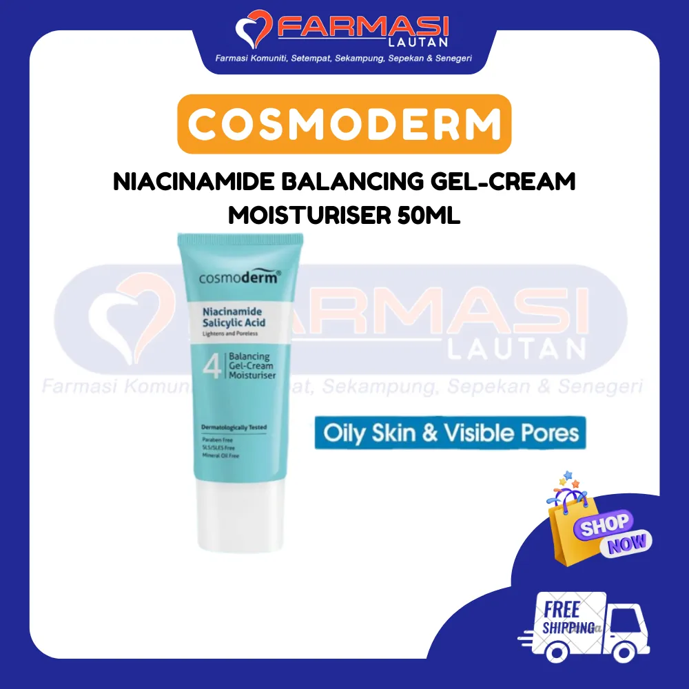 COSMODERM NIACINAMIDE BALANCING GEL-CREAM MOIST 50 ML