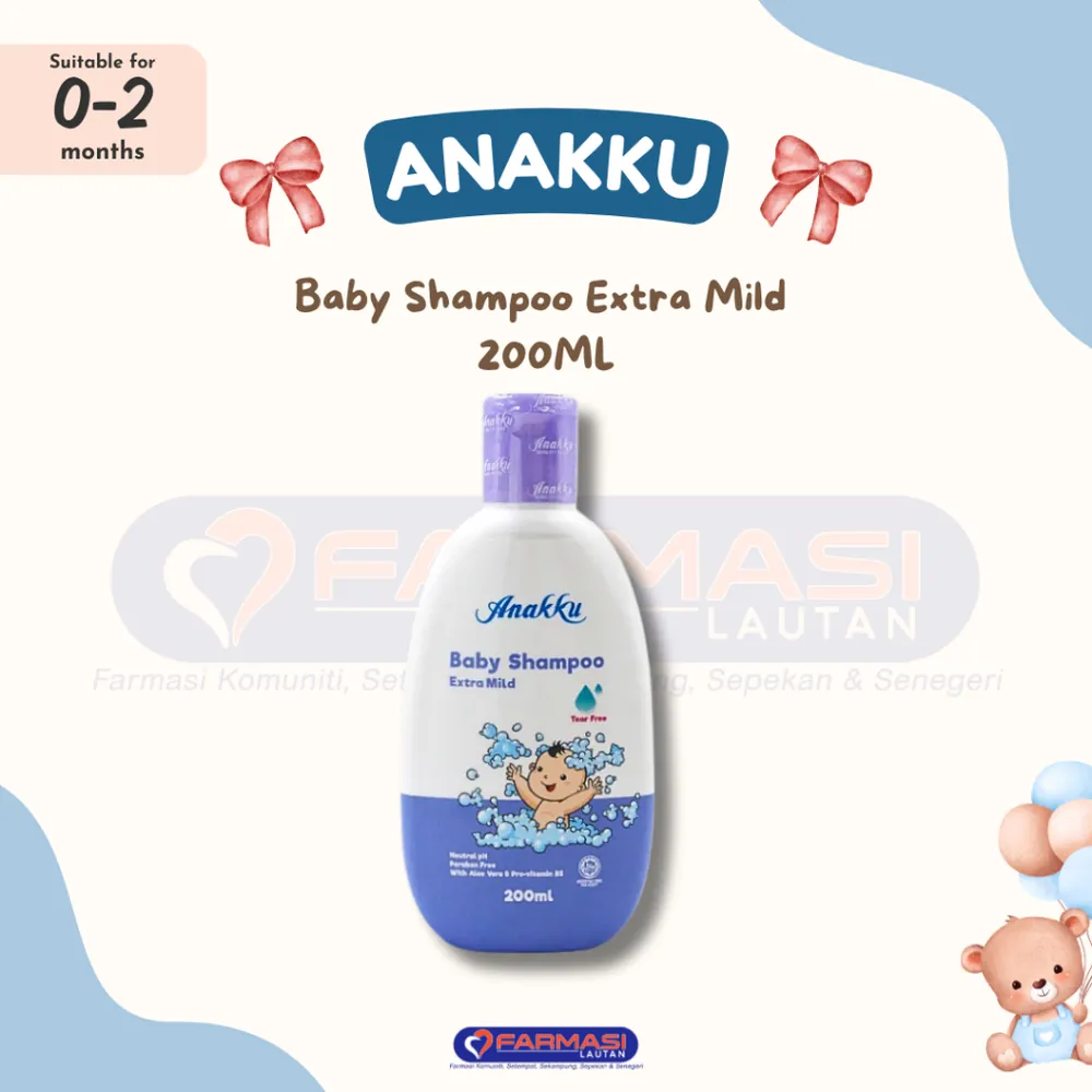 ANAKKU BABY SHAMPOO EXTRA MILD 200 ML