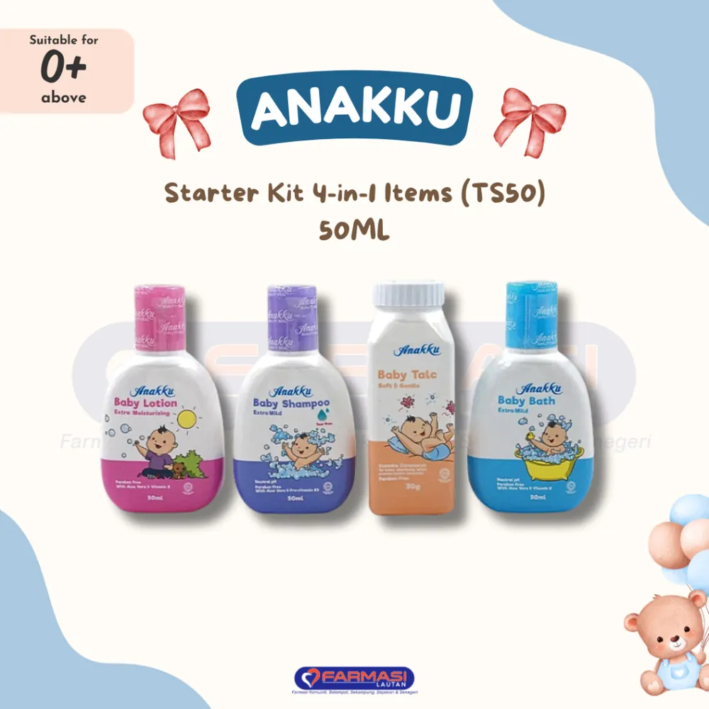 ANAKKU STARTER KIT 4 ITEM X 50 ML TS50
