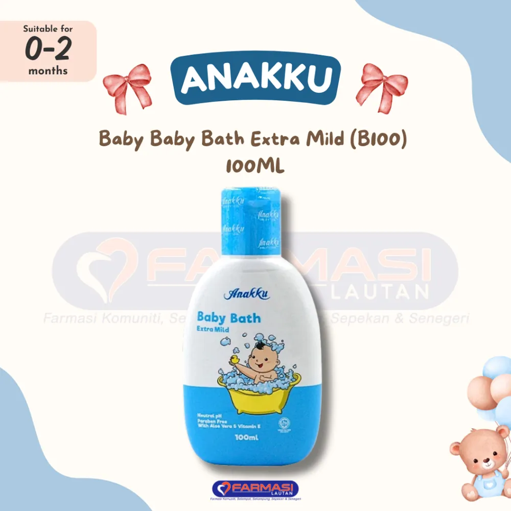 ANAKKU BABY BATH EXTRA MILD 100 ML B100