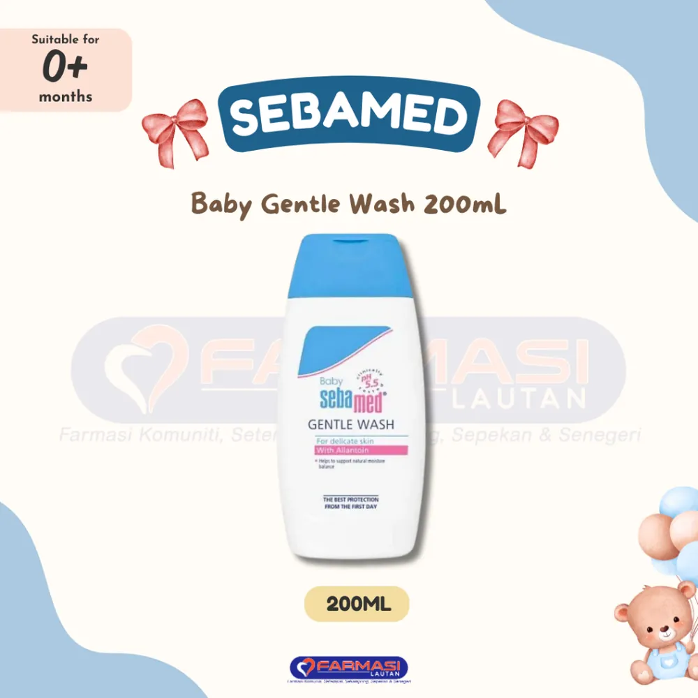 SEBAMED BABY GENTLE WASH 200 ML