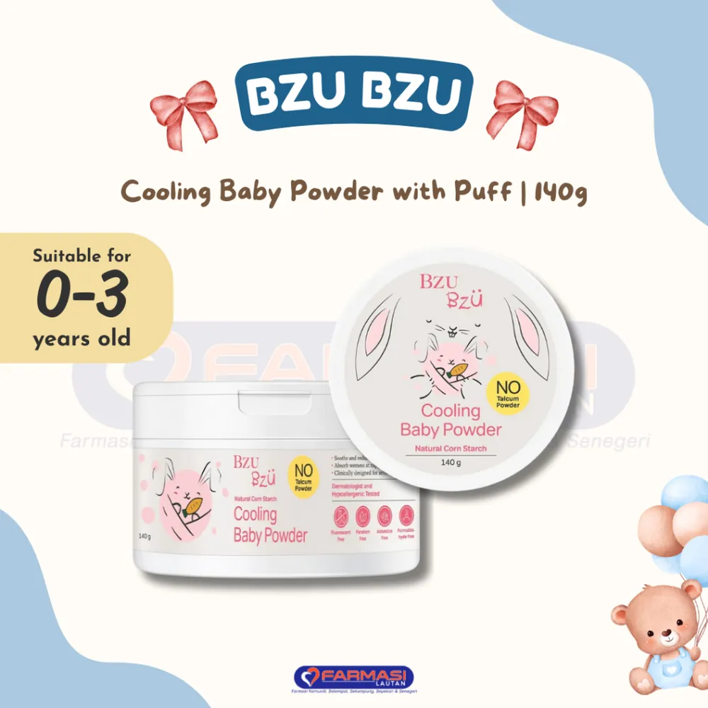 BZU BZU COOLING BABY POWDER 140 ML