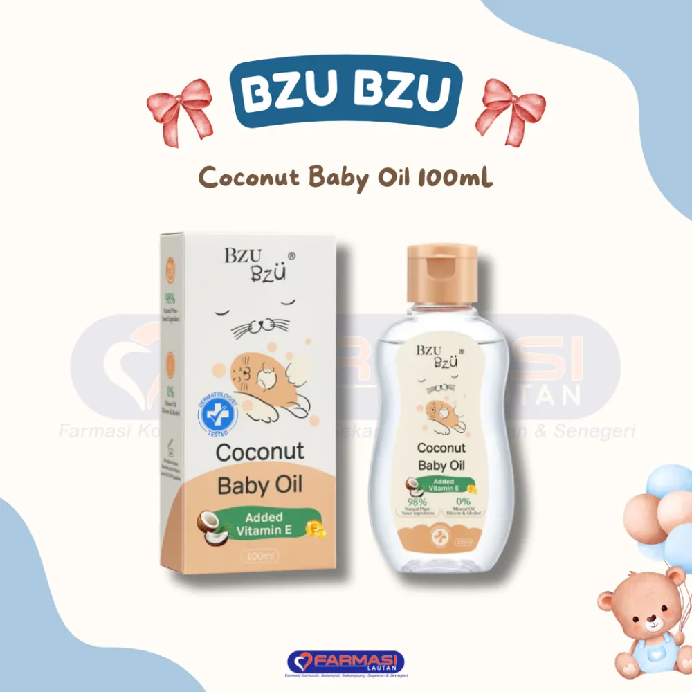 BZU BZU SOOTHING BABY COCONUT OIL 100 ML