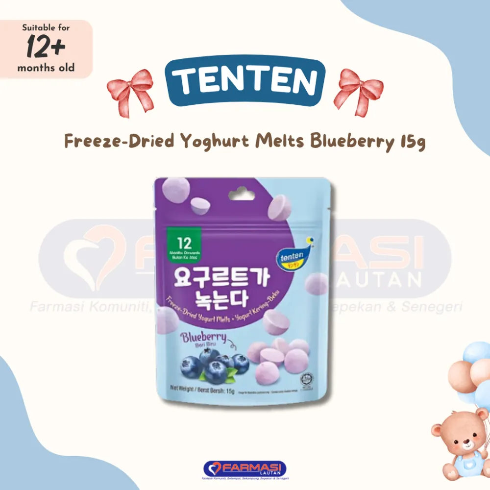 TENTEN FREEZE DRIED YOGURT MELTS B'BERRY 15 G