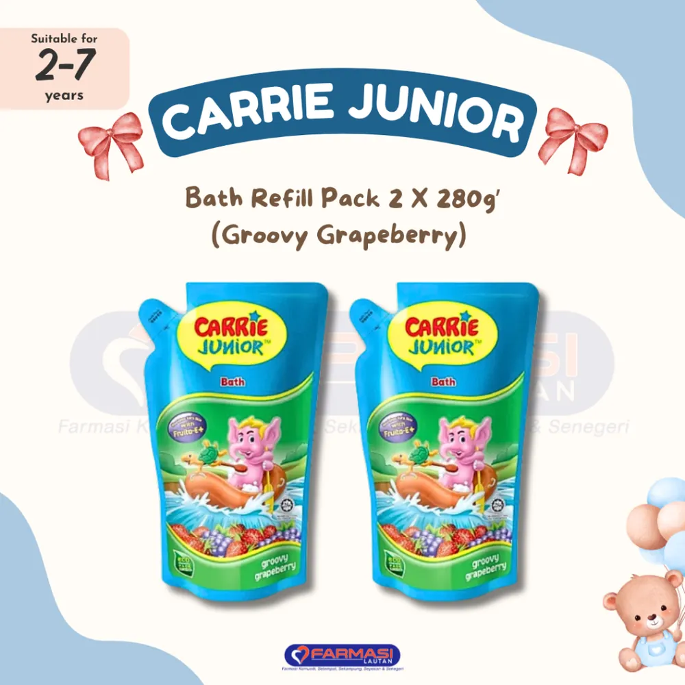 CARRIE JUNIOR BABY BATH GROOVY GRAPEBERRY REFILL 500 G TP