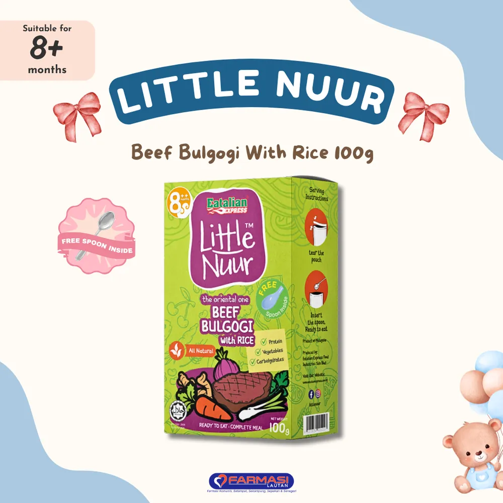 LITTLE NUUR BEEF BULGOGI WITH RICE 100 G