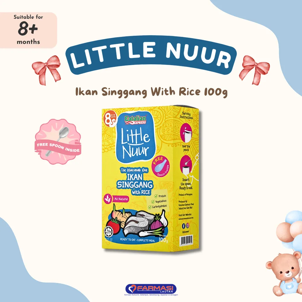 LITTLE NUUR IKAN SINGGANG WITH RICE 100 G