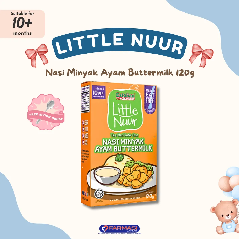 LITTLE NUUR NASI MINYAK AYAM BUTTERMILK 120 G
