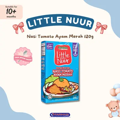 Little Nuur Nasi Tomato Ayam Merah 120 g
