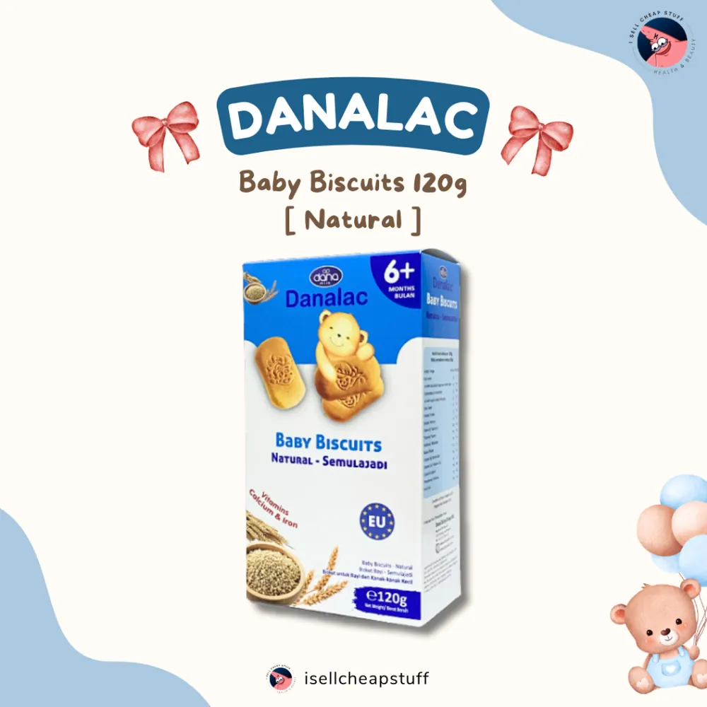 DANALAC BABY BISCUITS NATURAL 120 G
