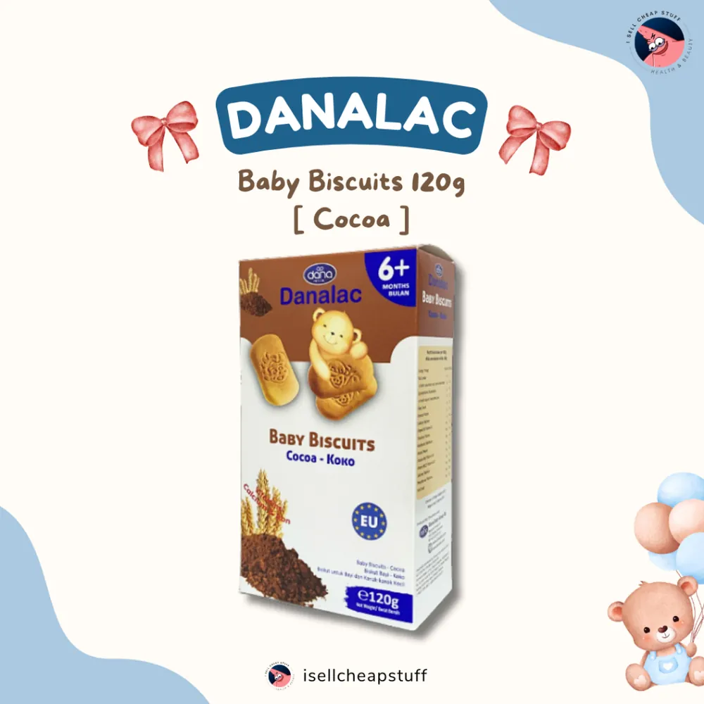DANALAC BABY BISCUITS COCOA 120 G