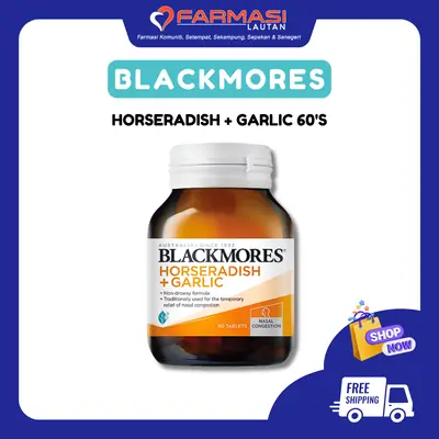Blackmores Horseradish + Garlic 60 Tabs