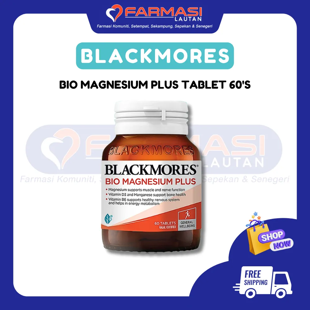 BLACKMORES BIO MAGNESIUM PLUS 60 TABS
