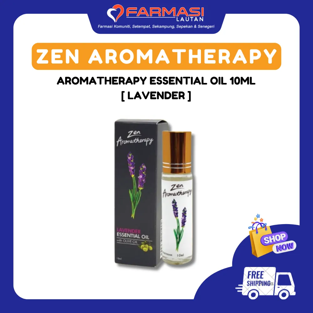 ZEN AROMATHERAPY ESSENTIAL OIL LAVENDER 10 ML
