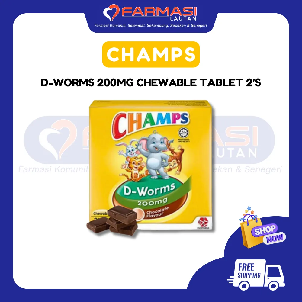 CHAMPS D-WORMS 2 CHWTABS