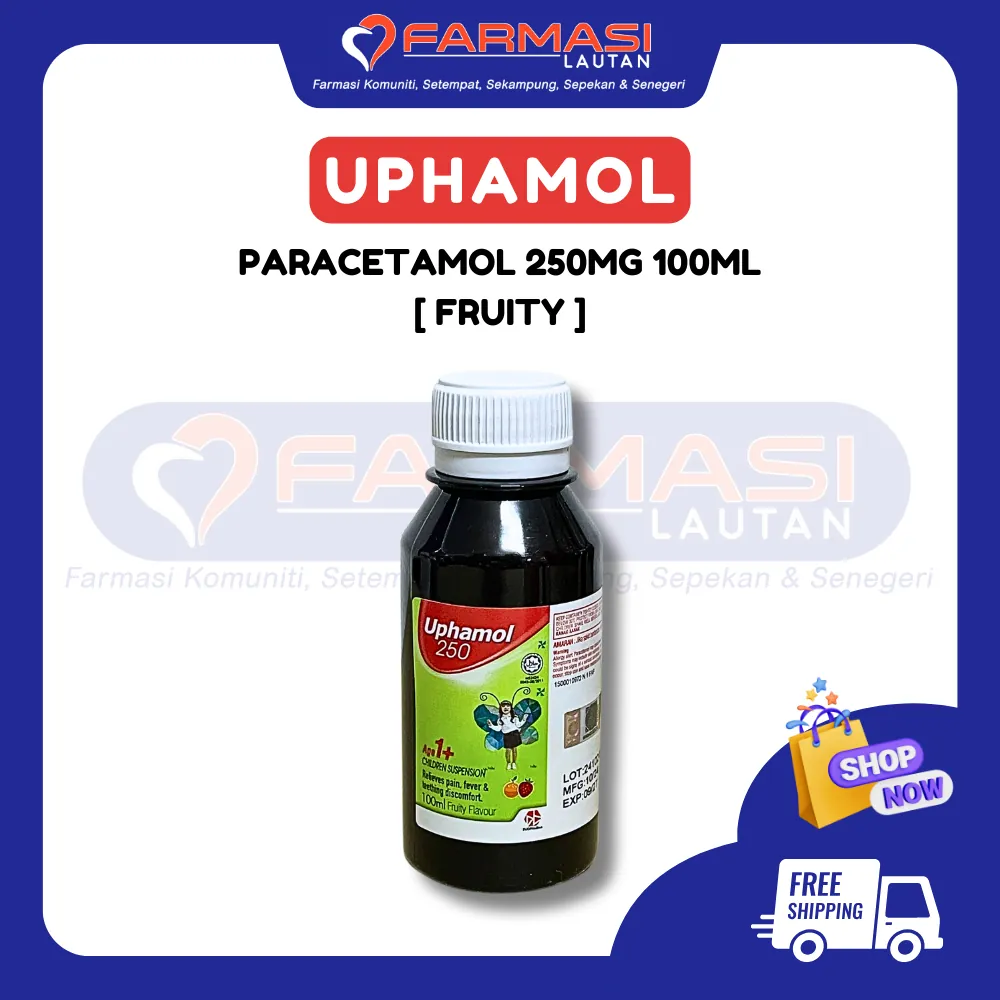 UPHAMOL 250 FRUITY FLAVOUR 100ML