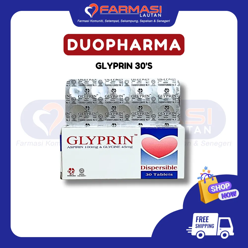 GLYPRIN 100 MG 30 TABS
