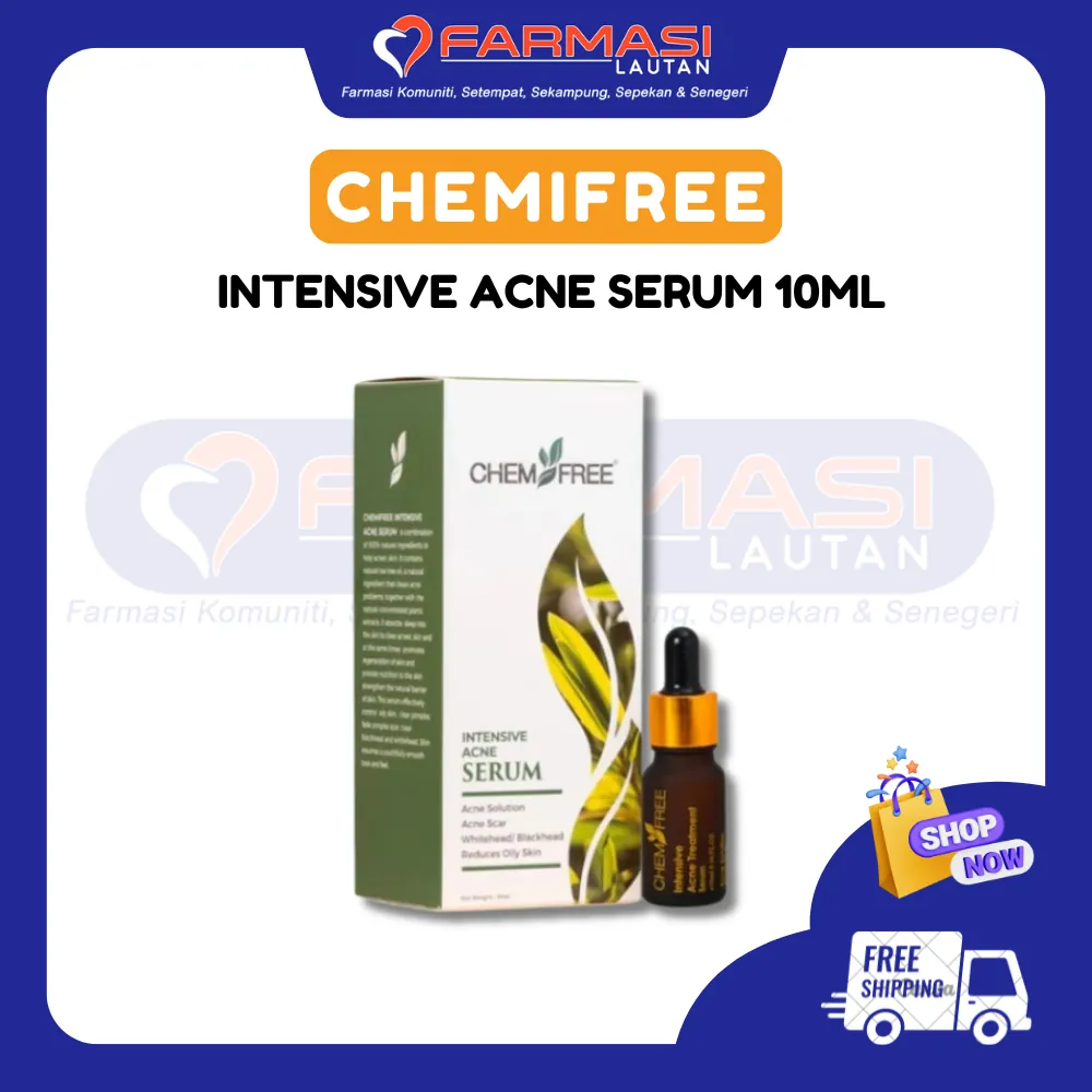 CHEMIFREE NATURAL VITAMIN E SERUM 10 ML