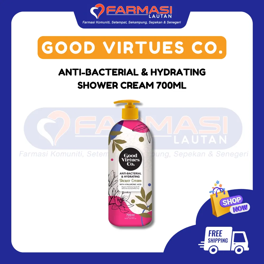 GVC RADIANT & RENEWING  ANTI-BACTERIAL & HYDRATING SHOWER CREAM 700 ML