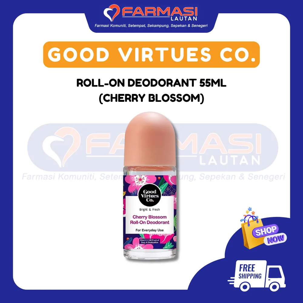GVC B&F CHERRY BLOSSOM ROLL-ON DEODORANT 55 ML