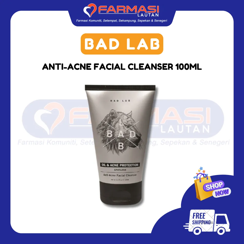BAD LAB OIL AND ACNE CONTROL FACIAL CLEANSER 100 ML