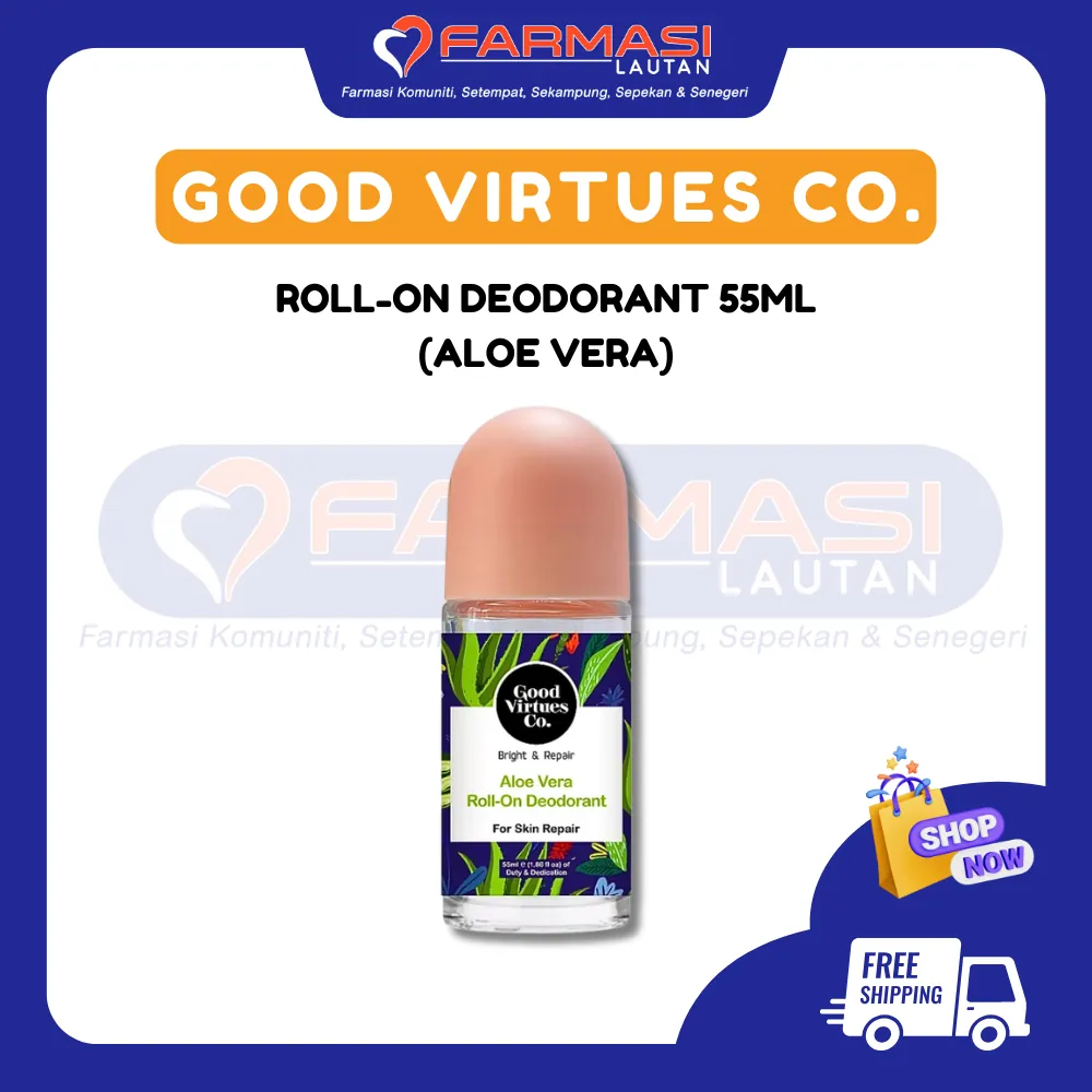 GVC B&R ALOE VERA ROLL-ON DEODORANT 55 ML