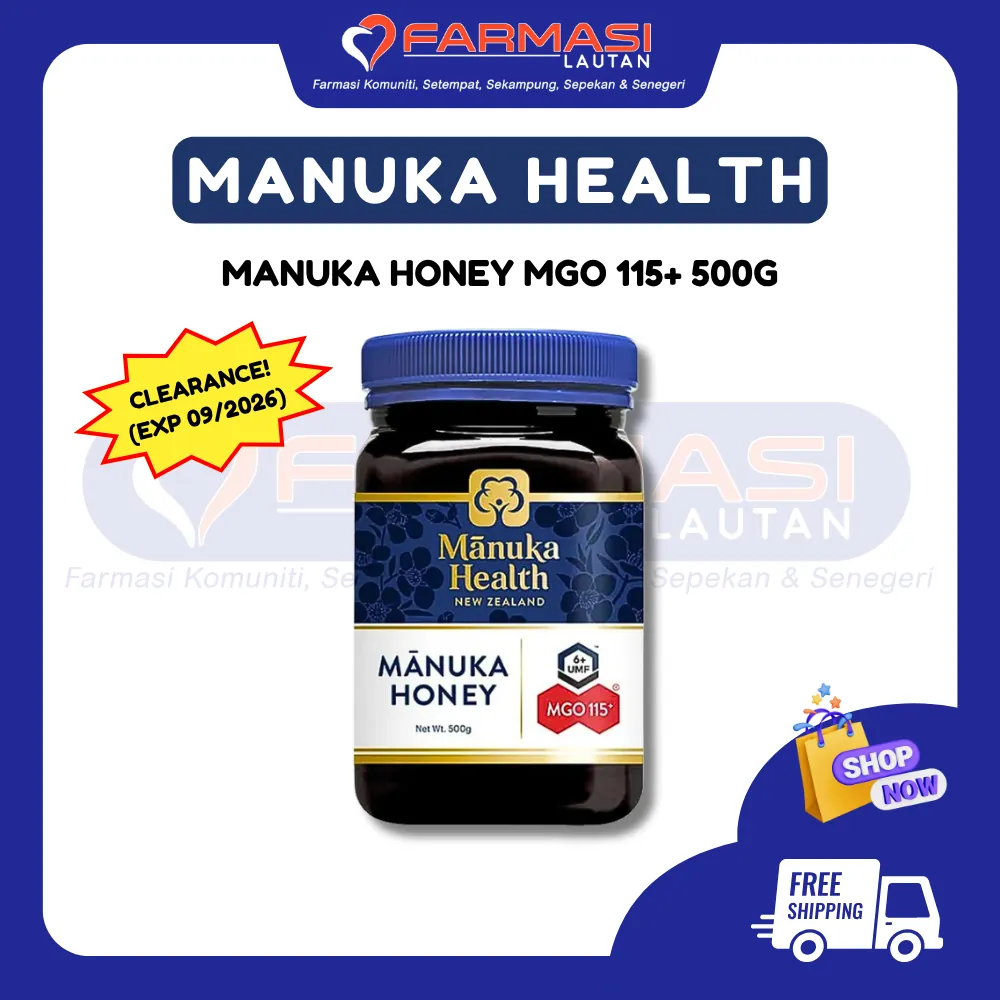 MANUKA HEALTH HONEY MGO 115+ 500 G