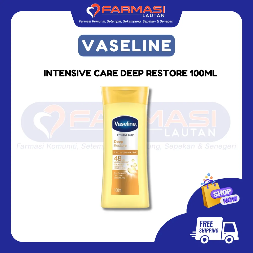 VASELINE INTESIVE CARE DEEP RESTORE 100 ML