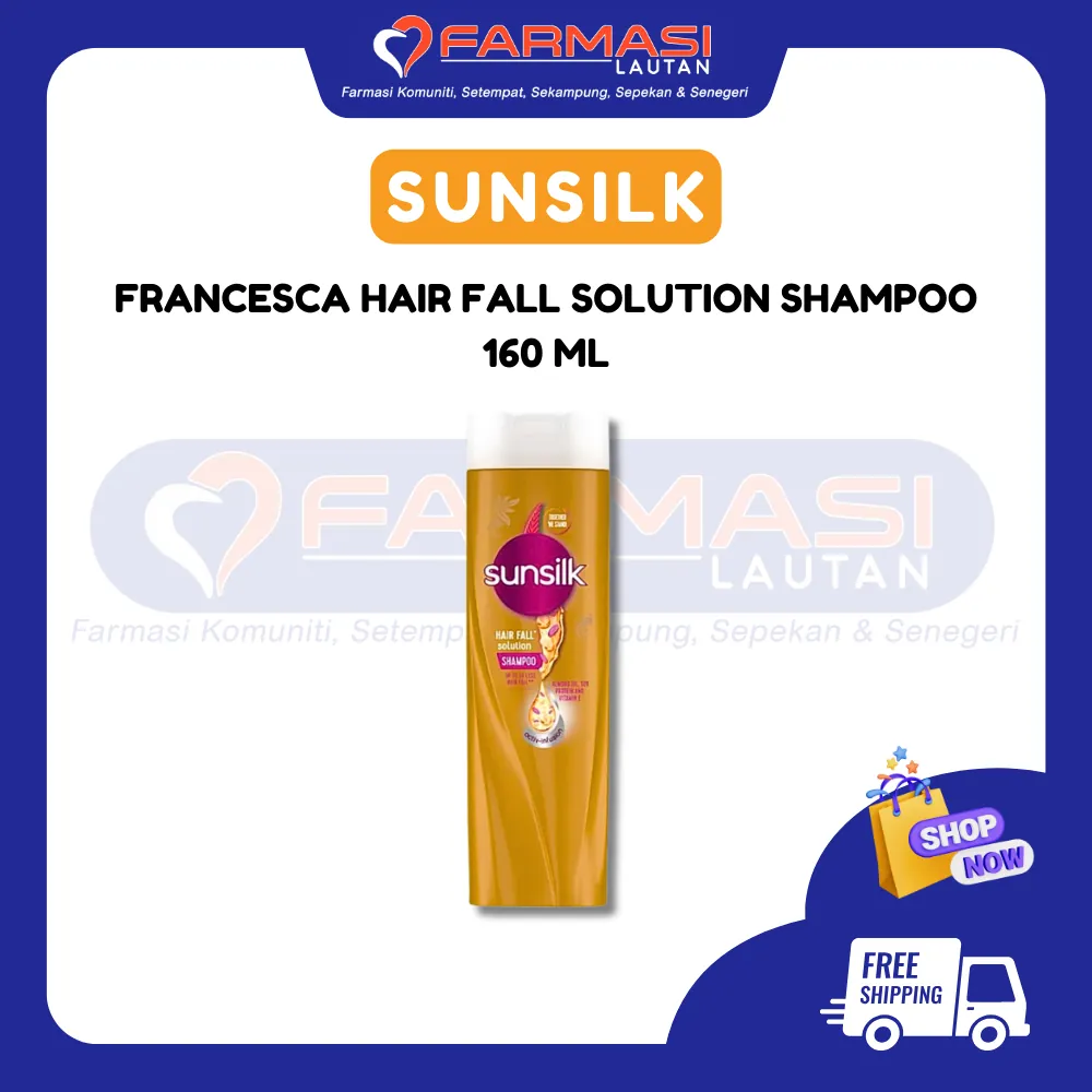 SUNSILK FRANCESCA HAIR FALL SOLUTION SHAMPOO 160 ML