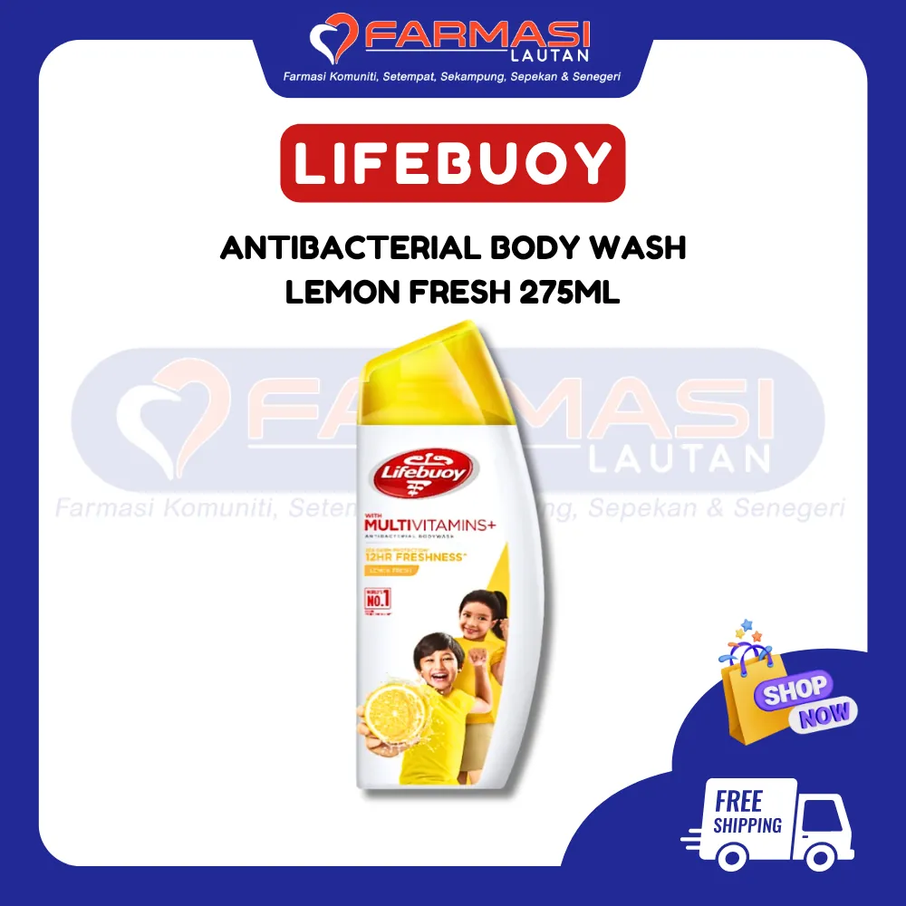 LIFEBUOY BODY WASH LEMON FRESH 275 ML