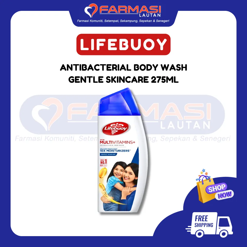 LIFEBUOY BODY WASH GENTLE SKINCARE/ MILD CARE 275 ML